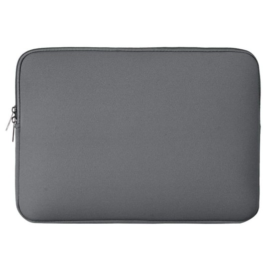 Graue Neoprentasche für 15" und 15,6" Laptops