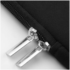 Schwarzes Neopren Sleeve 12" 13,3" Laptop Schutz