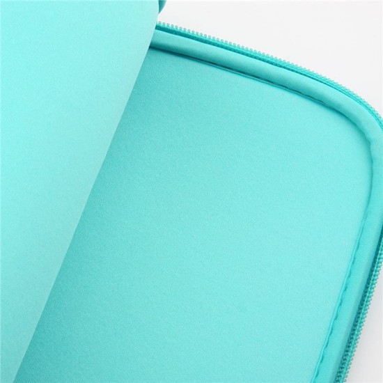 Türkisfarbene Neoprentasche für 14" Laptops