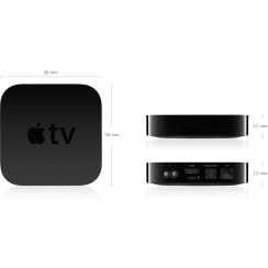 oUTLET!!! Apple TV (3. Generation, A1469), Schwarz