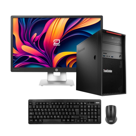Intel Xeon Gaming Pack, HP 24", Tastatur und Maus