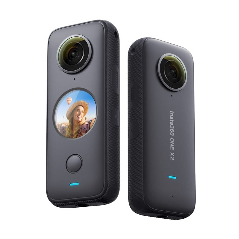 Insta360 One X2 Pocket Sportkamera, ActionCam 5.7K Touchscreen 360° wasserdicht, A+