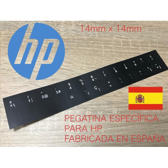 Tastatur Aufkleber Kit HP Elitebook, Probook, Envy, Pavillion Englisch 14mm x 14mm