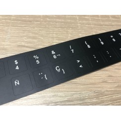 Tastatur Aufkleber Kit HP Elitebook, Probook, Envy, Pavillion Englisch 14mm x 14mm
