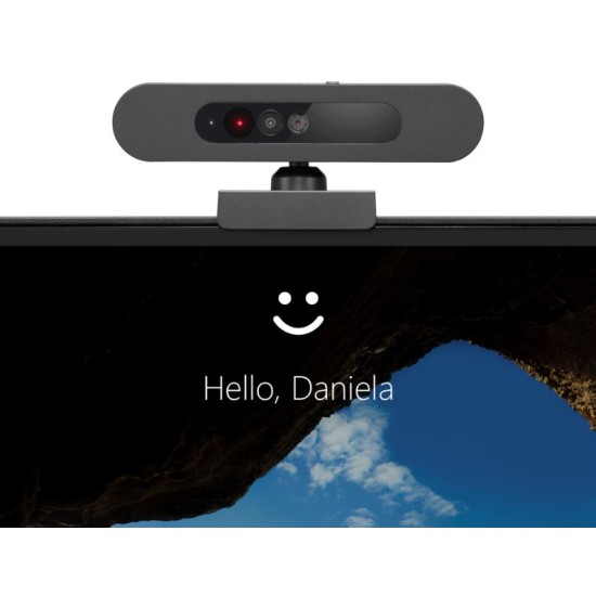 Lenovo 500 FHD Webcam, Schwarz, A+