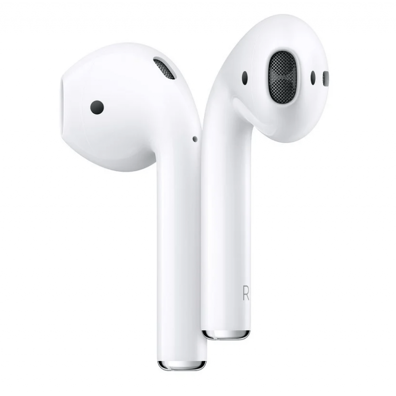 Apple AirPods 2 mit kabelloser Ladetasche, Weiß, A+
