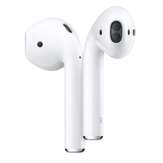 Apple AirPods 2 mit kabelloser Ladetasche, Weiß, A+