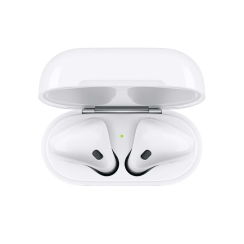 Apple AirPods 2 mit kabelloser Ladetasche, Weiß, A+