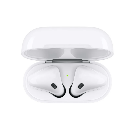 Apple AirPods 2 mit kabelloser Ladetasche, Weiß, A+