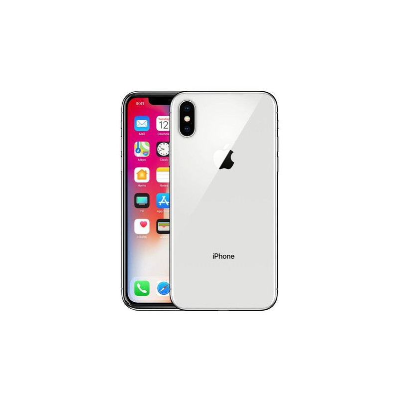 Apple IPhone X 256GB, Silber, A+