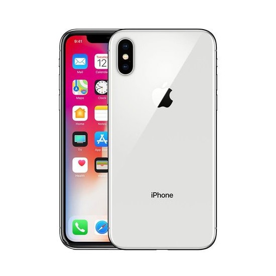 Apple IPhone X 256GB, Silber, A+
