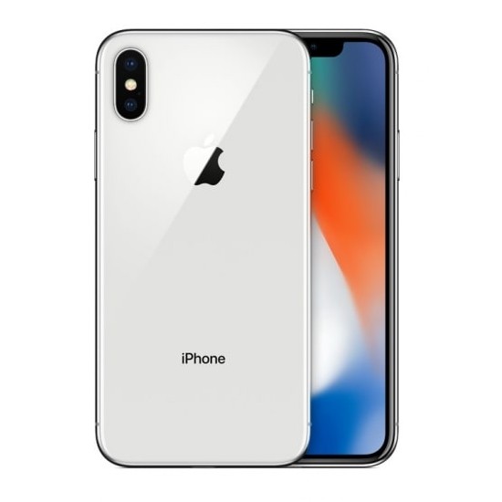 Apple IPhone X 256GB, Silber, A+