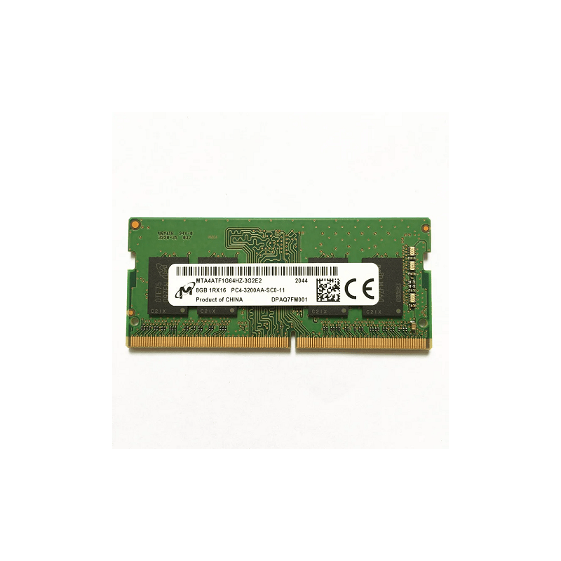 Micron RAM 8GB DDR4 SODIMM 1Rx16 PC4-3200AA-SCO-11 3200 mhz, 1.2 v, 260 Pins, Km0