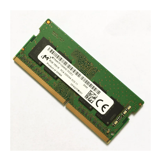 Micron RAM 8GB DDR4 SODIMM 1Rx16 PC4-3200AA-SCO-11 3200 mhz, 1.2 v, 260 Pins, Km0