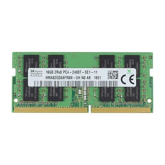 SK Hynix 16GB DDR4 PC4 SODIMM 1.2V 2666MHz RAM (HMA82GS6AFR8N-UH), A+