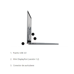 Microsoft Surface Laptop 1 i7 8GB 256GB Touch 13.5" Silber