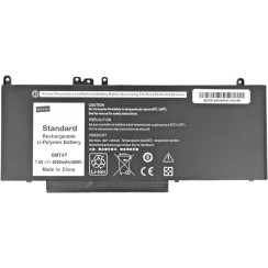 Mitsu Akku für Dell Latitude E5470, E5570 (6000 mAh) 7.6V