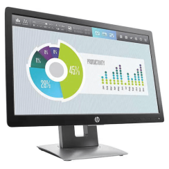 Monitor HP EliteDisplay E202 20" HD+ - Klasse A, Schwarz