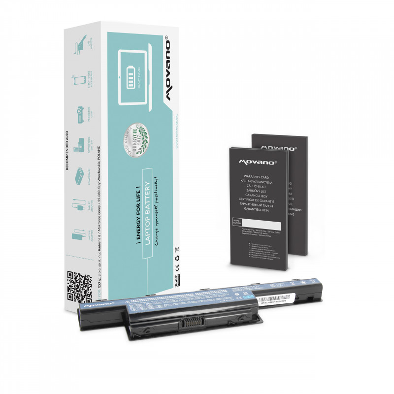 Movano Akku für Acer Aspire 4551, 4741, 5741 / 10,8V (11,1V) 4400 mAh