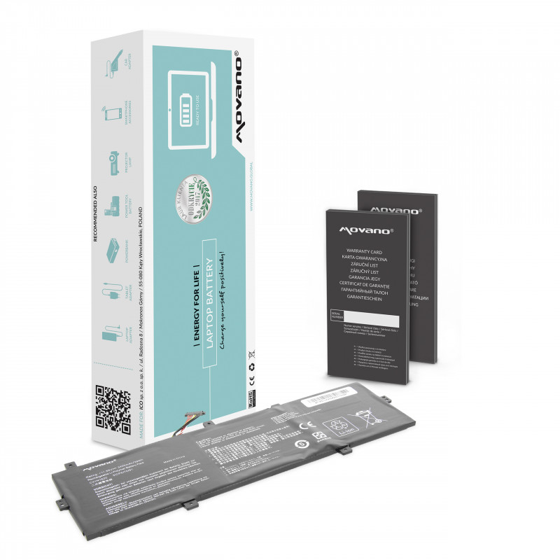 Movano Akku für Asus UX430 / 11,55V 3400 mAh