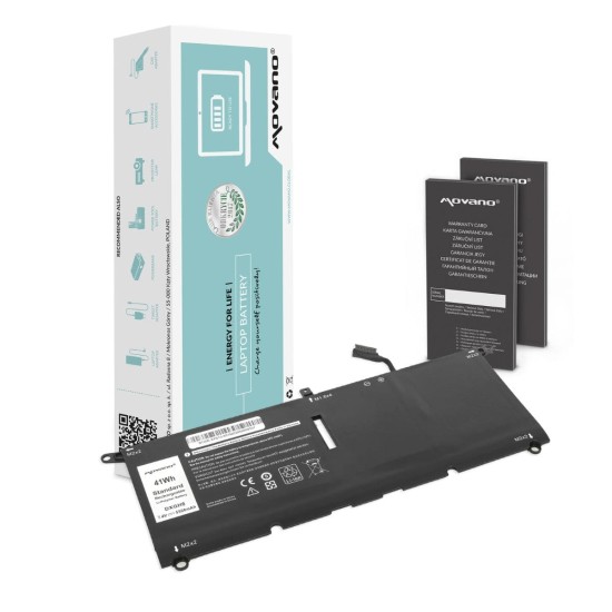 Movano Akku für Dell Inspiron 13 (5390, 5391, 7390), Latitude (3301, E3301), XPS 13 (9305, 9370, 9380), Vostro (5390, 5391)