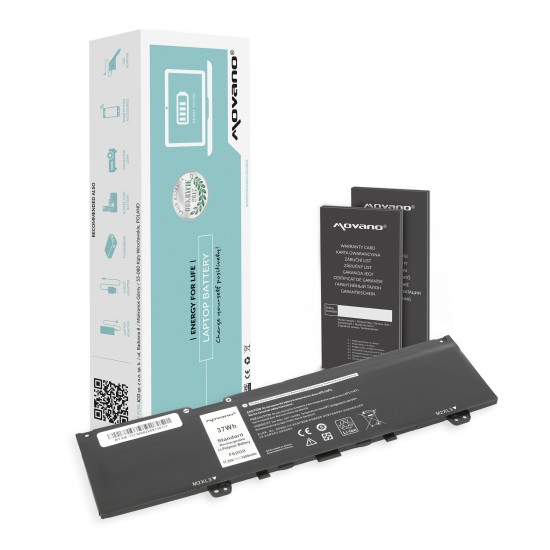 Movano Akku für Dell Inspiron 13 7373, 7386 / 11,4V 2200 mAh