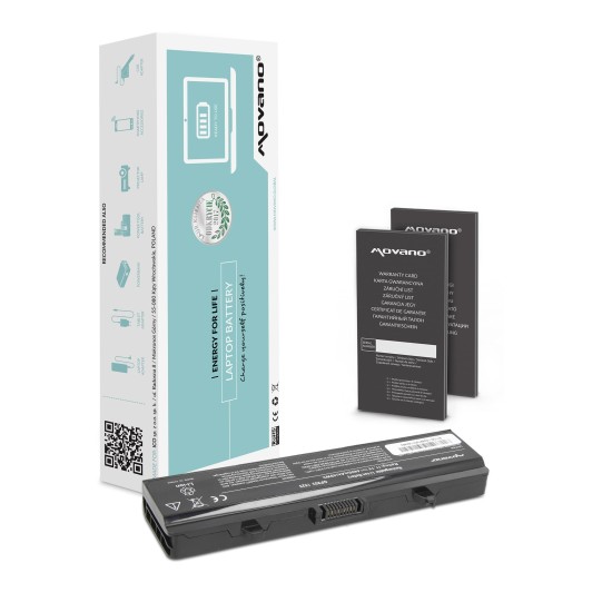 Movano Akku für Dell Inspiron 1525, 1526 11,1 V (10,8 V) 4400 mAh (49 Wh)