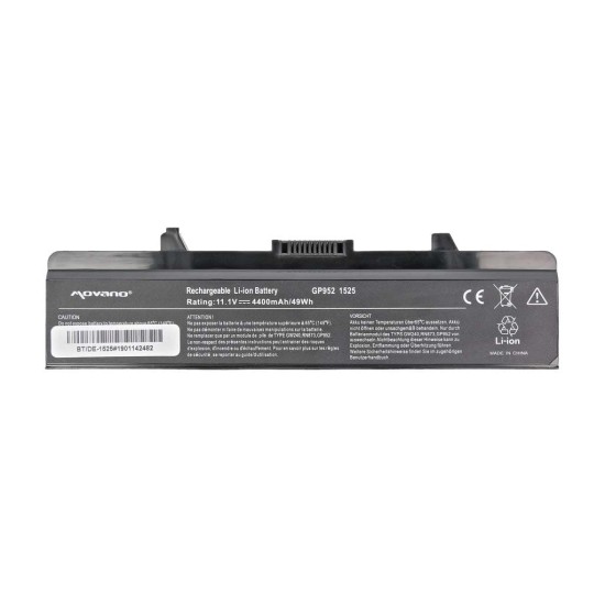 Movano Akku für Dell Inspiron 1525, 1526 11,1 V (10,8 V) 4400 mAh (49 Wh)