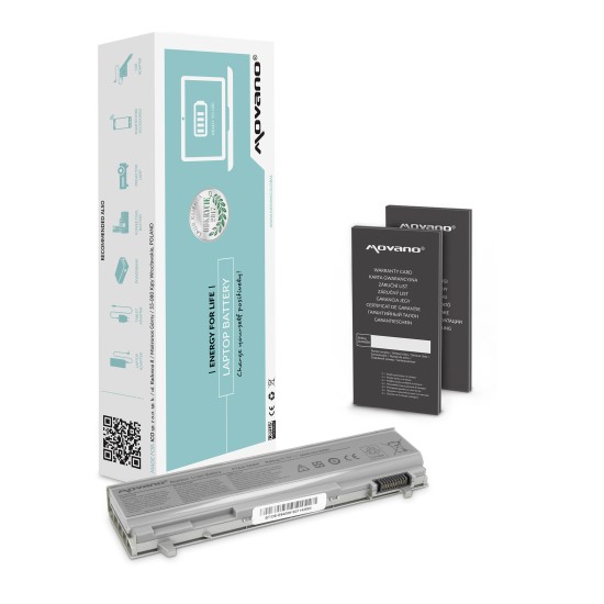 Movano Akku für Dell Latitude E6400 (4400mAh) / 11,1V (10,8V) 4400 mAh