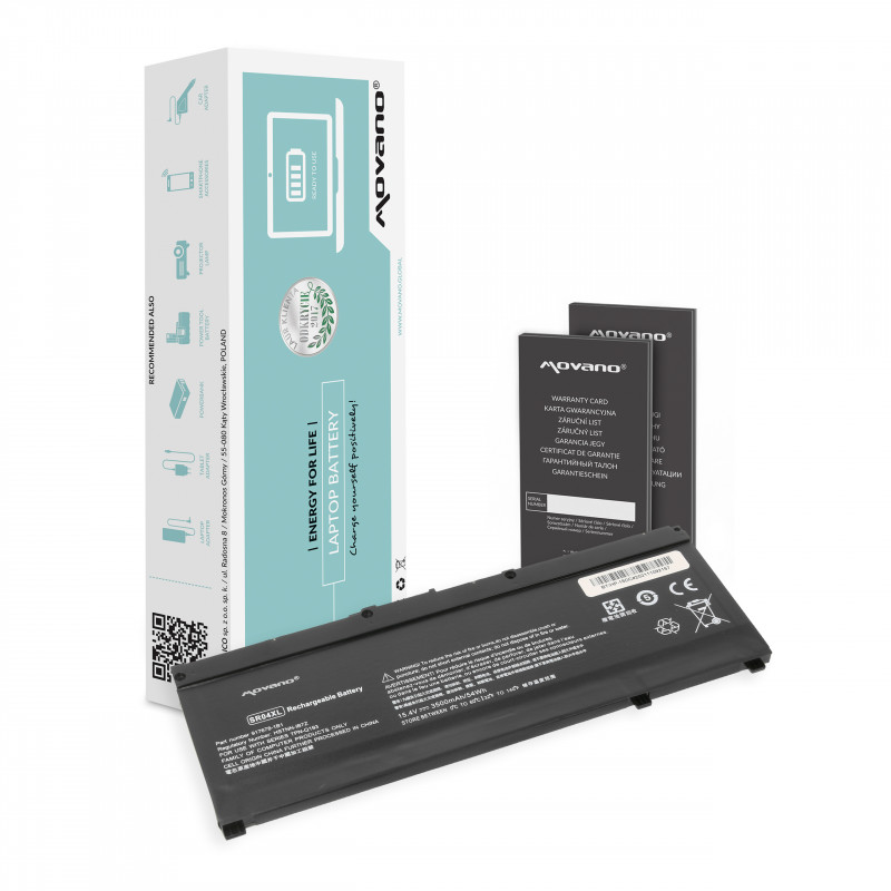 Movano Akku für HP Omen 15-DC / 15,4V 3500 mAh