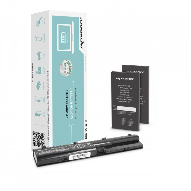 Movano Akku für HP ProBook 4330s, 4530s (4400mAh) / 10,8V (11,1V) 4400 mAh