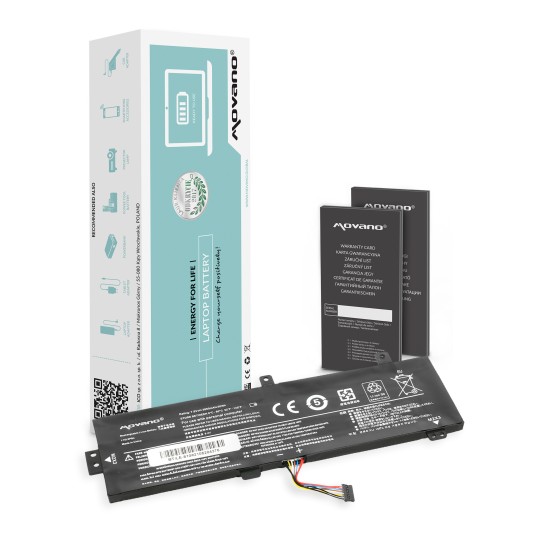 Movano Akku für Lenovo IdeaPad 510-15ISK / 7,6V (7,4V) 3950 mAh