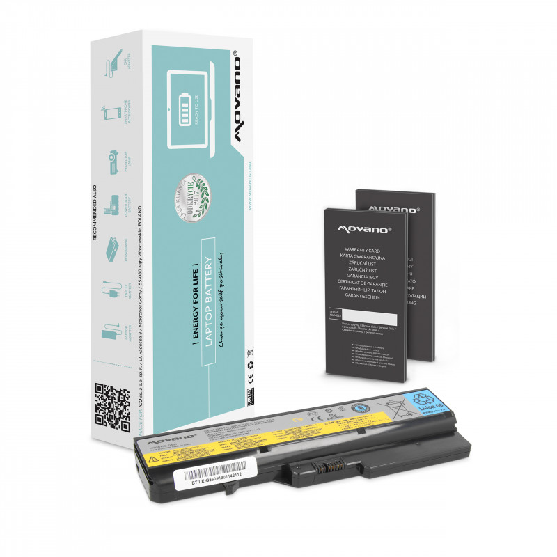 Movano Akku für Lenovo IdeaPad G460, G560 / 11,1V (10,8V) 4400 mAh