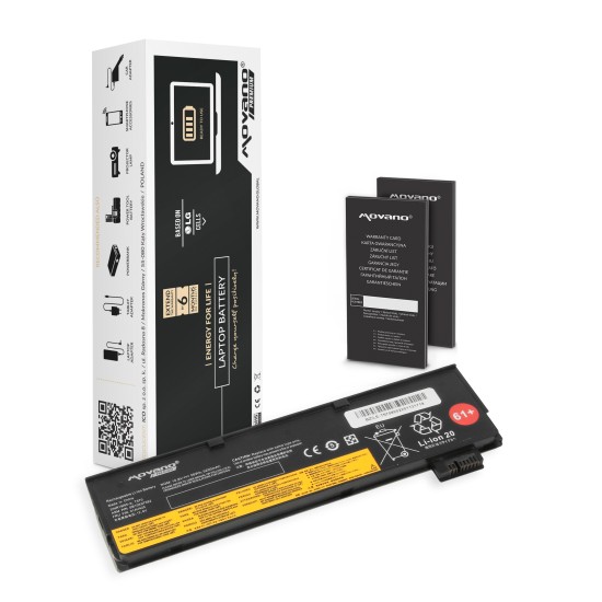 Movano Premium Akku für Lenovo Thinkpad T570 / 10,8V (11,1V) 5200 mAh