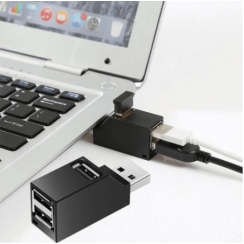 Mini tragbarer USB 3.0-Hub mit 3 USB-Anschlüssen