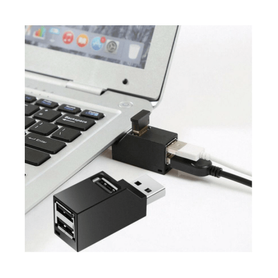 Mini tragbarer USB 3.0-Hub mit 3 USB-Anschlüssen