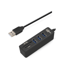 USB 3.0 HUB und Micro-SD- und SD-(HC)-Kartenleser