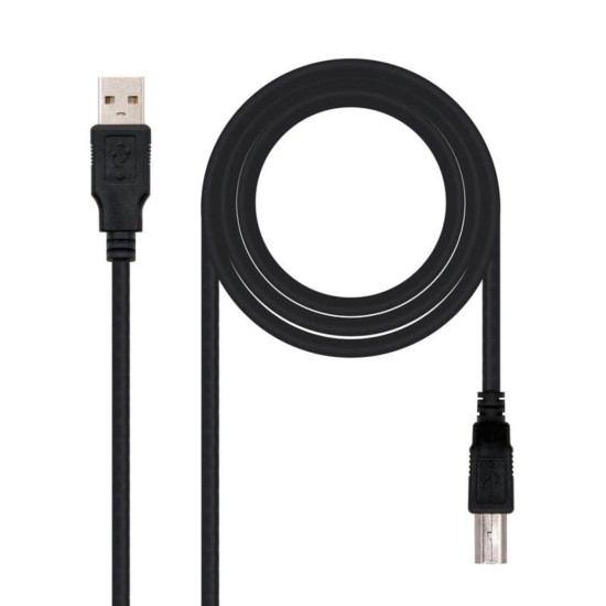 Nanocable Usb-A 2.0 Stecker zu Usb-B Stecker Drucker Kabel 1.80m