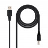 Nanocable Usb-A 2.0 Stecker zu Usb-B Stecker Drucker Kabel 1.80m