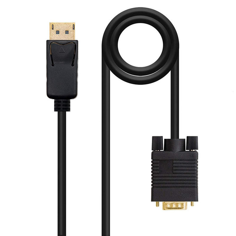 Nanocable Displayport zu VGA Konverter 2M/M Schwarz