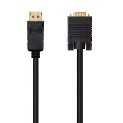 Nanocable Displayport zu VGA Konverter 2M/M Schwarz