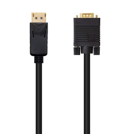 Nanocable Displayport zu VGA Konverter 2M/M Schwarz