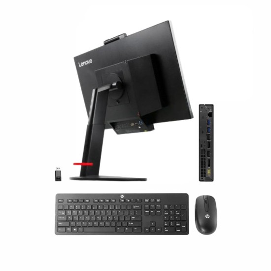 Pack Lenovo AIO Tiny i7 + Monitor 21,5" + Tastatur HP