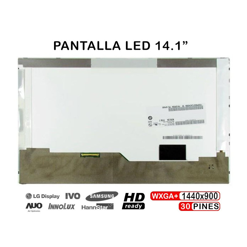 14.1" LED LAPTOP BILDSCHIRM B141PW04 LTN141BT09 LP141WP3-TLA1