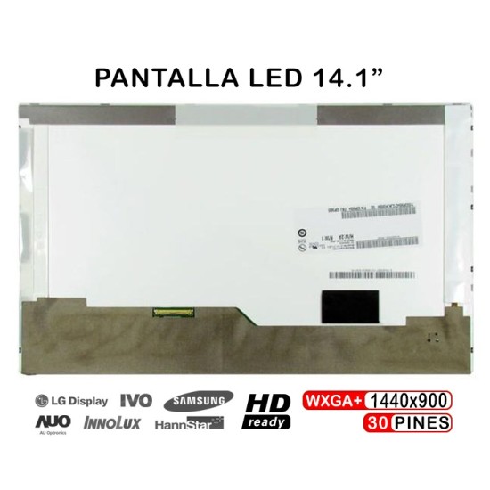 14.1" LED LAPTOP BILDSCHIRM B141PW04 LTN141BT09 LP141WP3-TLA1