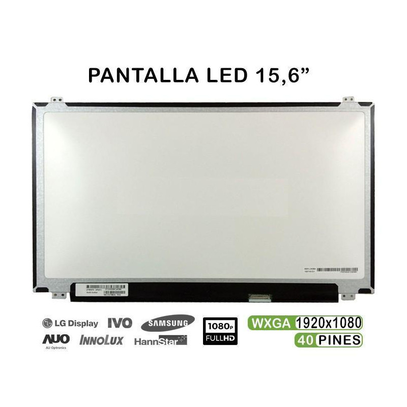 15.6" LP156WF4 40 PINS FHD LED LAPTOP BILDSCHIRM