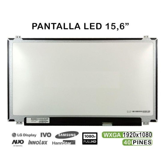 15.6" LP156WF4 40 PINS FHD LED LAPTOP BILDSCHIRM