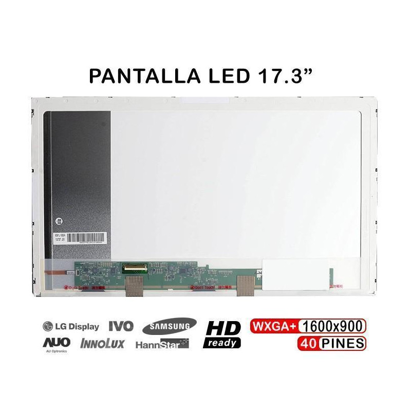 17.3" LAPTOP LED DISPLAY N173FGE-L11 40 PINS