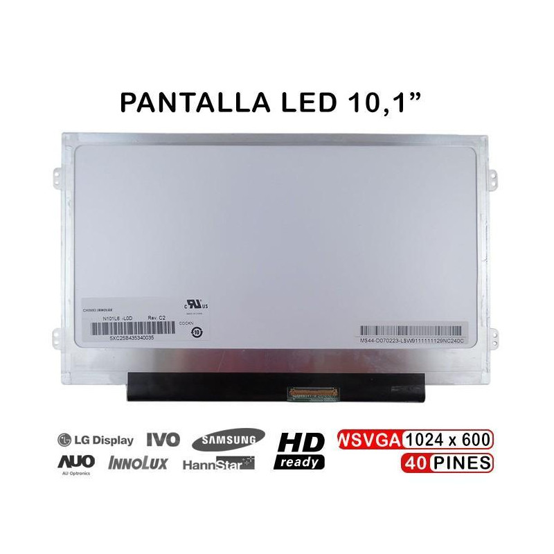 10.1 ZOLL NETBOOK BILDSCHIRM B101AW06 WSVGA N101L6 L0A REV.C2 EXTRA DÜNN