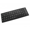 TASTATURKONVERTER AUFKLEBER FÜR SPANISCHE / ENGLISCHE SPRACHE SCHWARZ